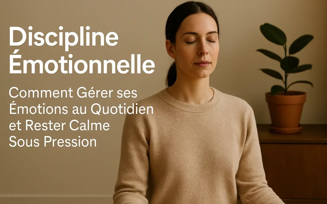 La Discipline Émotionnelle : Comment Contrôler Ses Réactions Pour Devenir Impassible